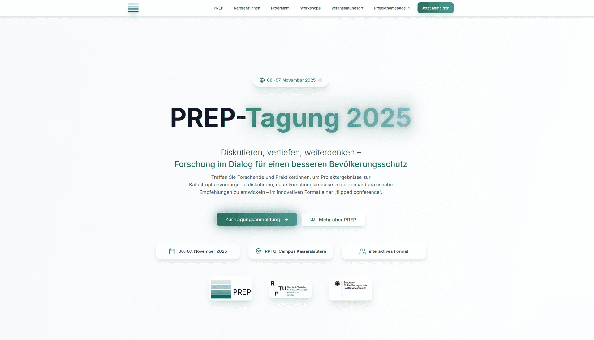 PREP-Tagung 2025 Website - Image 1